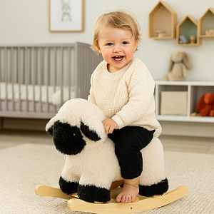 Качалка Bloomingville MINI "Овечка Dolly", белая